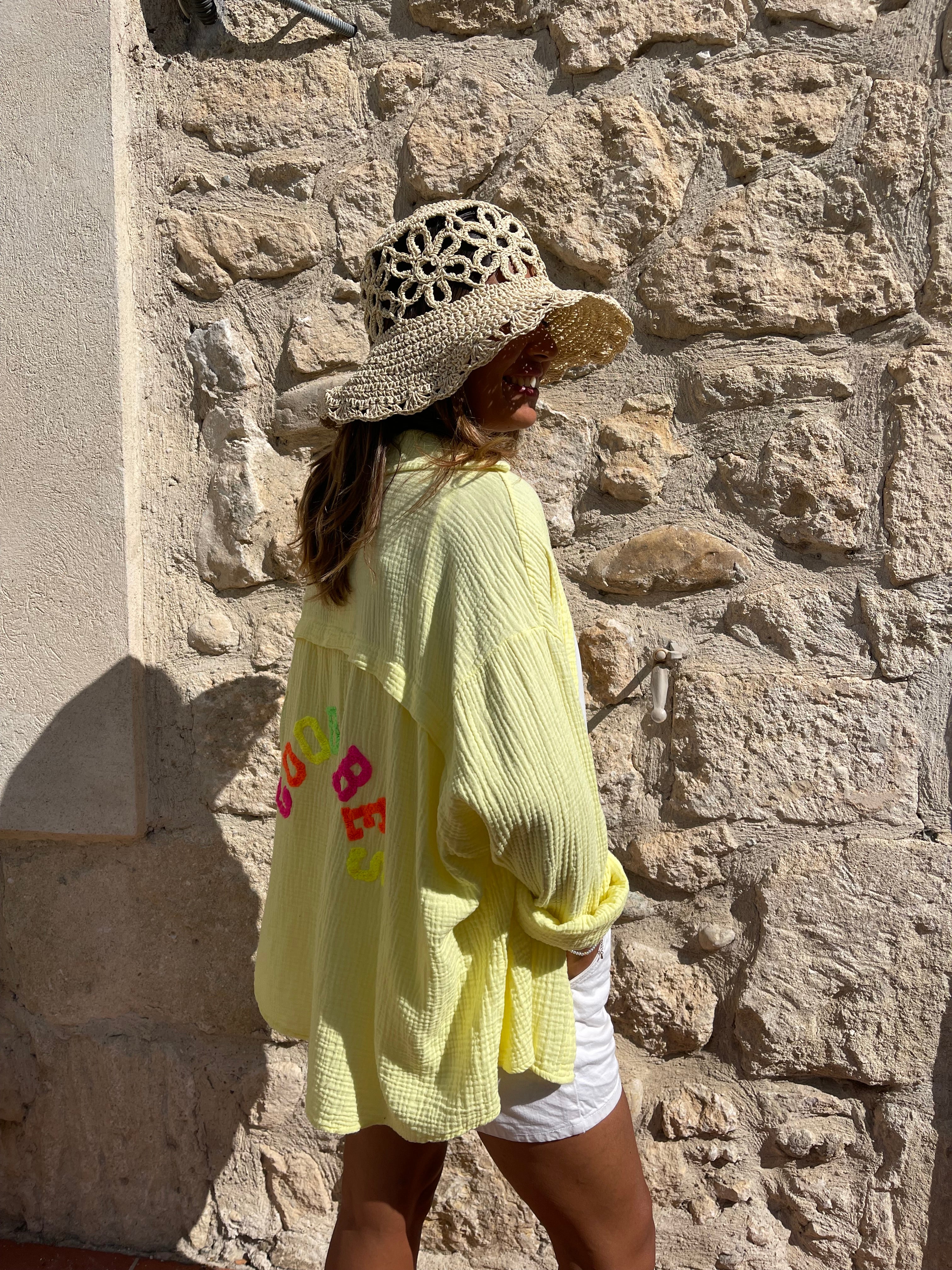 Chemise gaze de coton 🌼Good Vibes