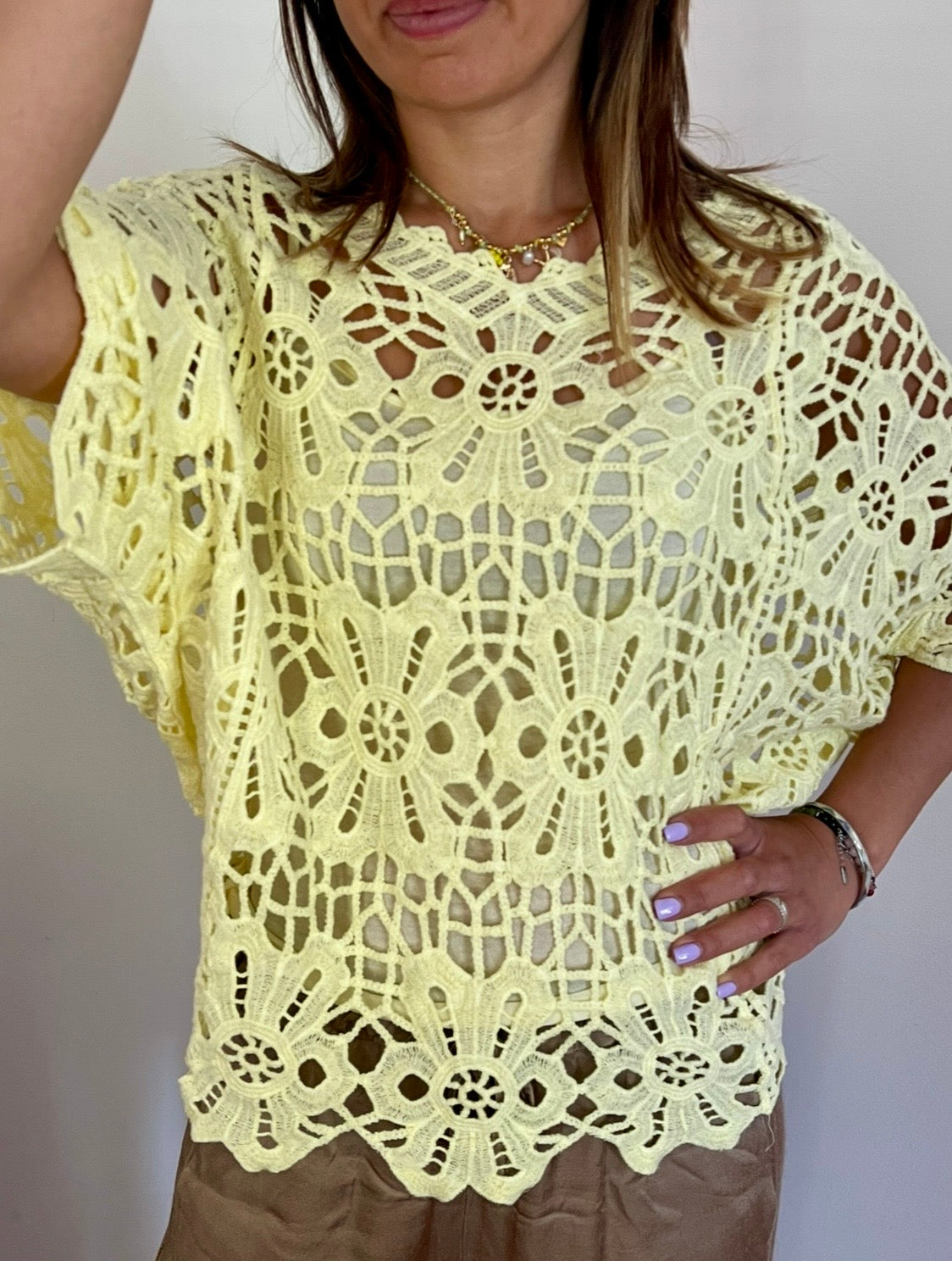 Top crochet bohème chic🌾☀️
