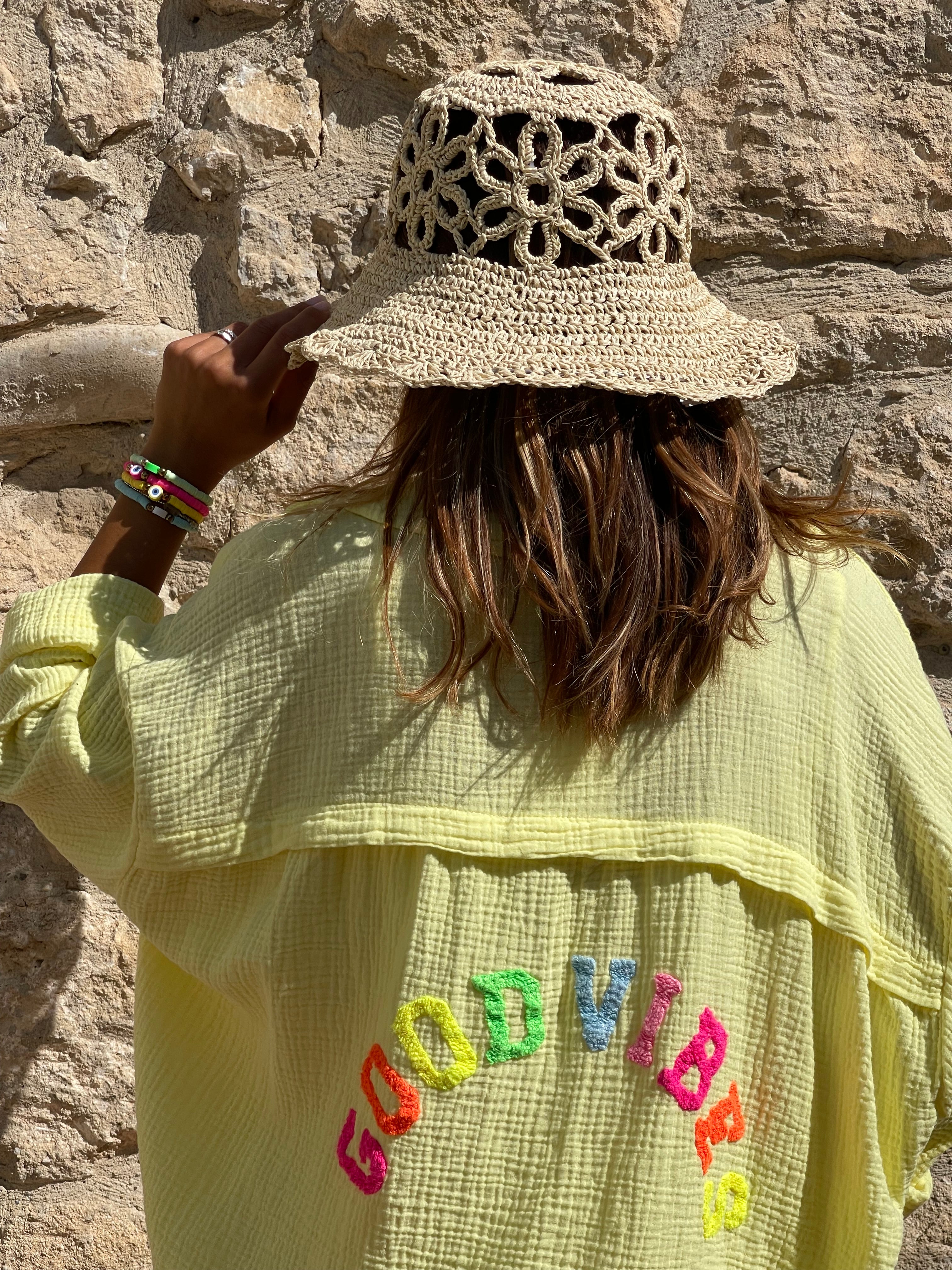 Chemise gaze de coton 🌼Good Vibes