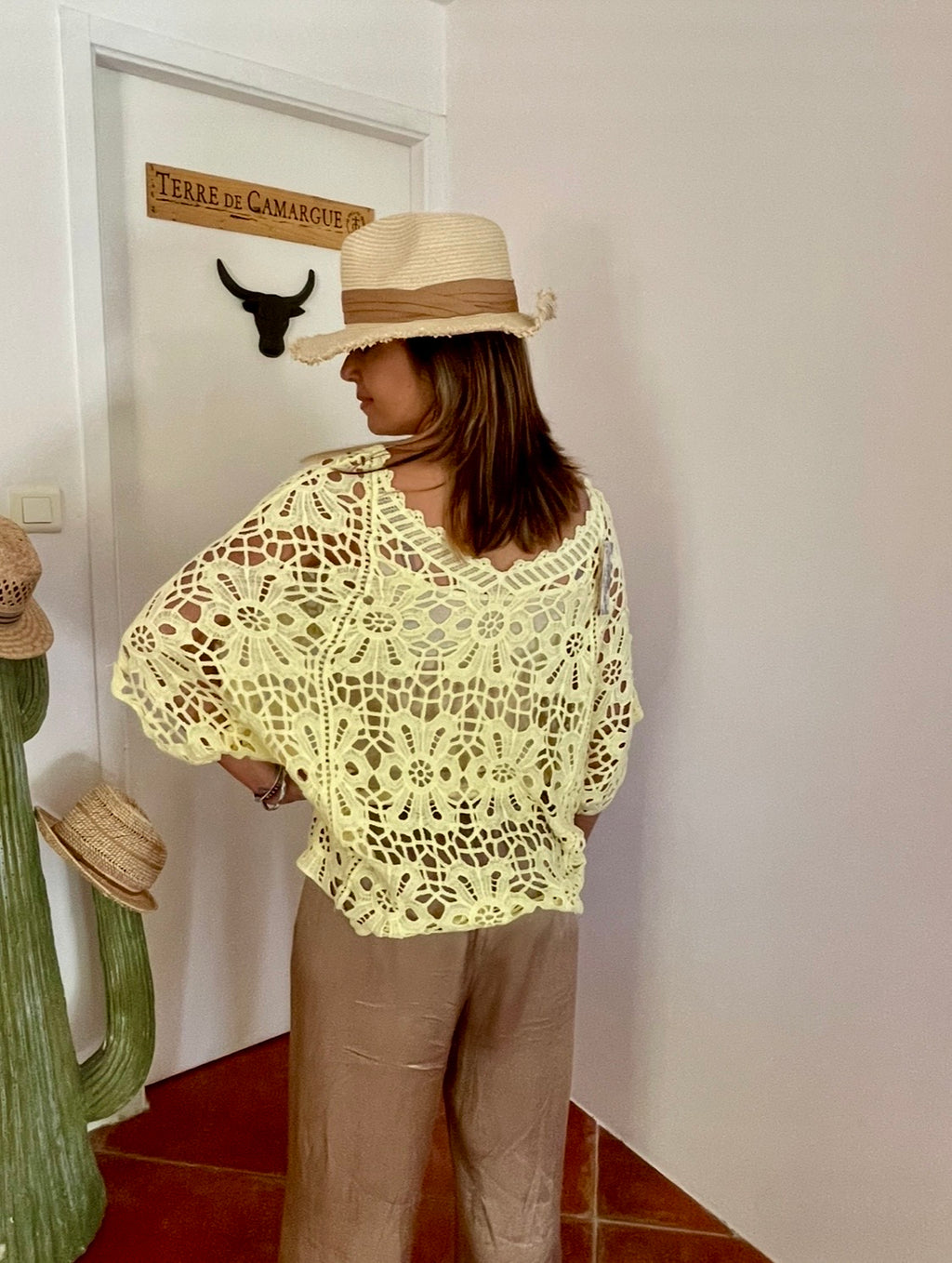 Top crochet bohème chic🌾☀️