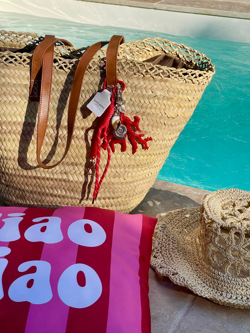 Porte-clés / Bijoux de sac “Corail” 🪸