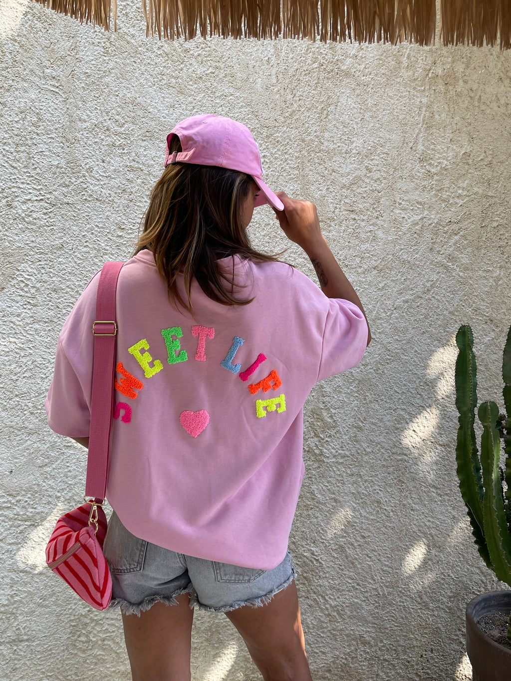 Teeshirt SWEET LIFE🩷🧡💛💚🩵