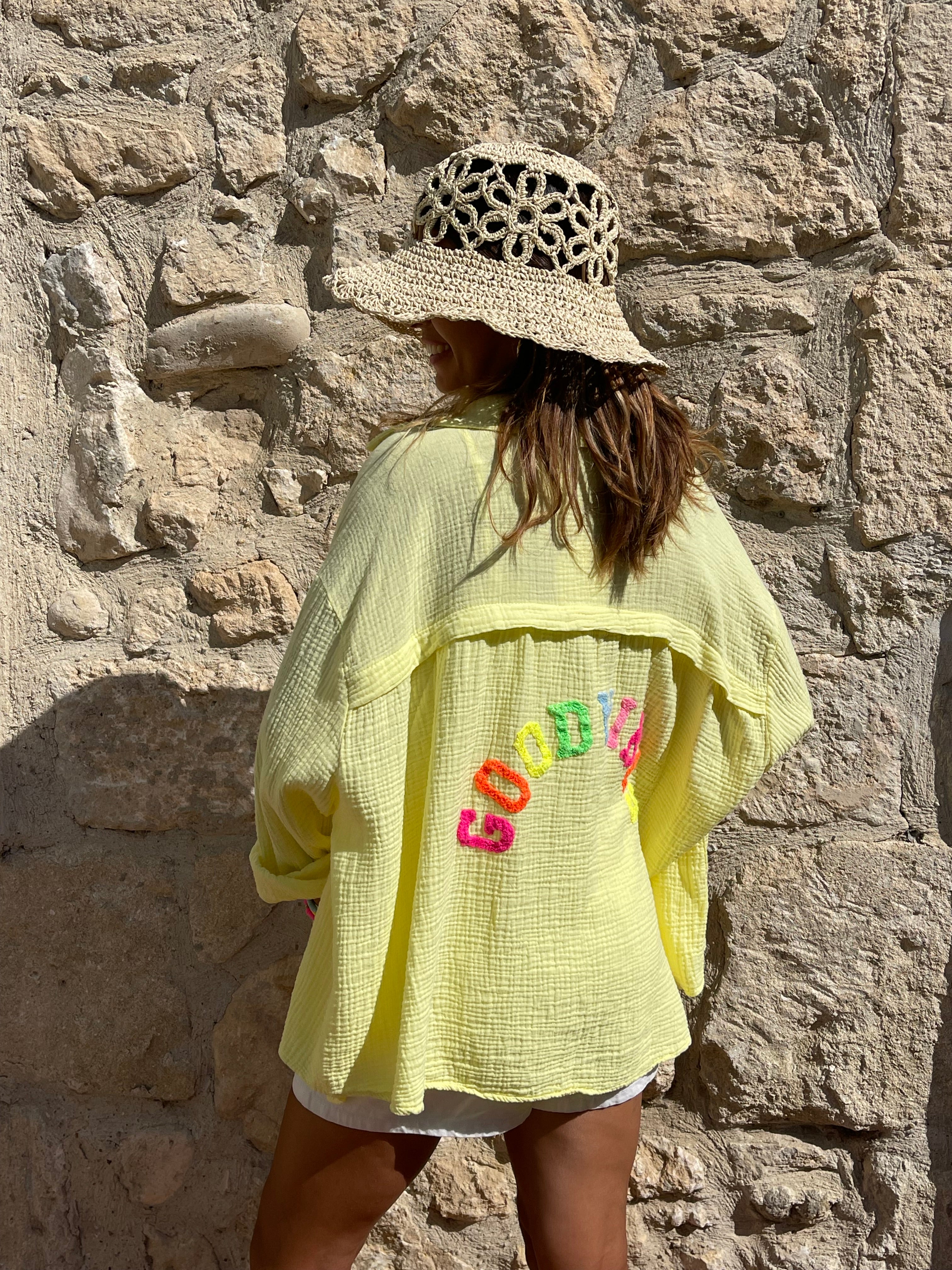 Chemise gaze de coton 🌼Good Vibes
