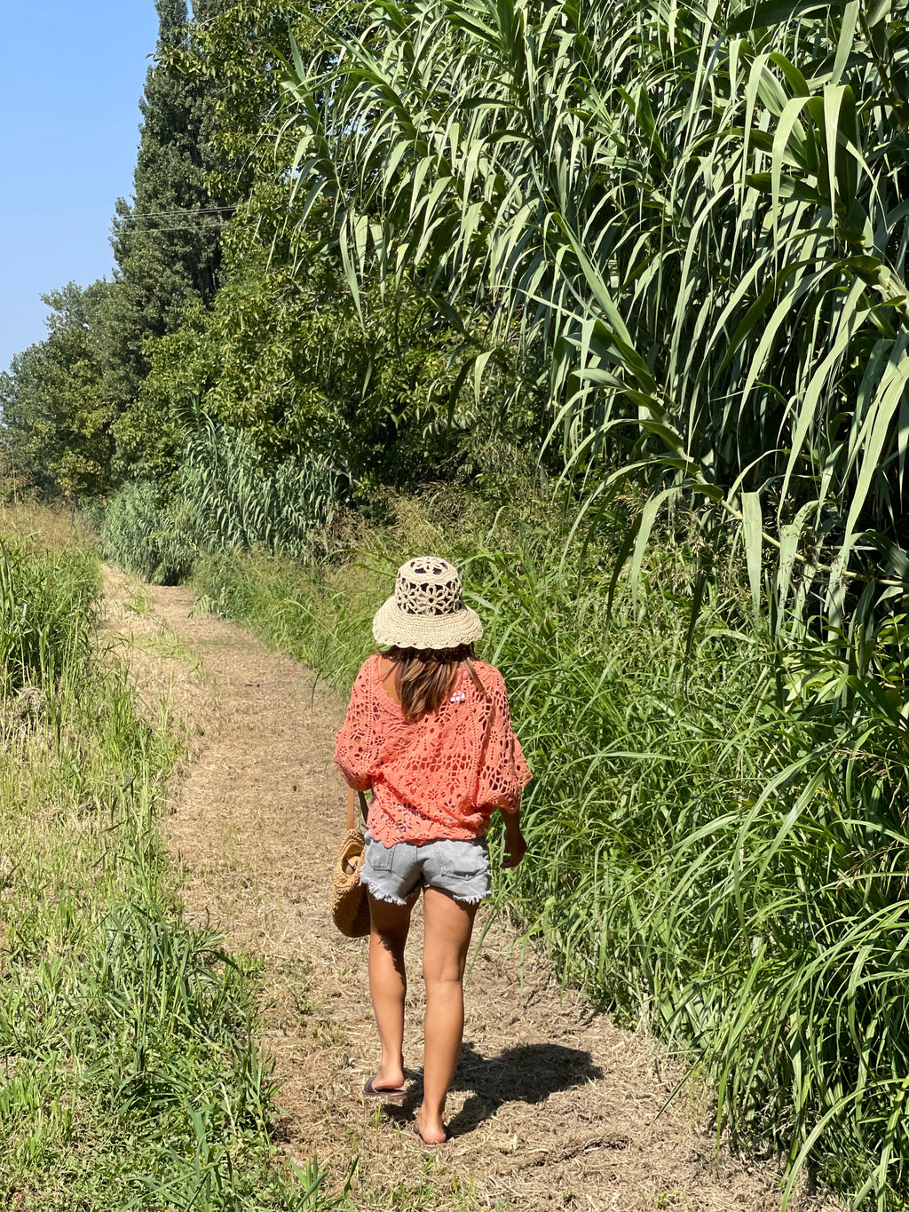 Top crochet bohème chic🌾🧡