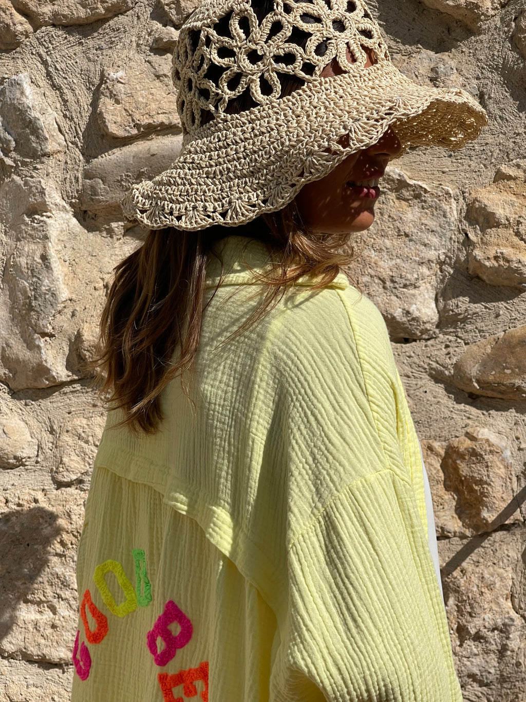 Chemise gaze de coton 🌼Good Vibes