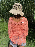 Top crochet bohème chic🌾🧡