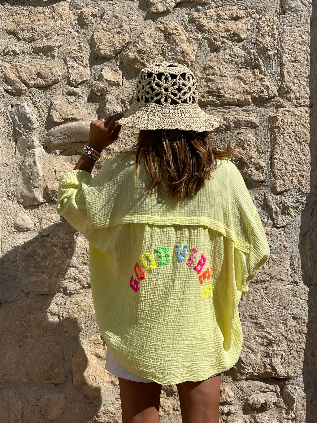 Chemise gaze de coton 🌼Good Vibes