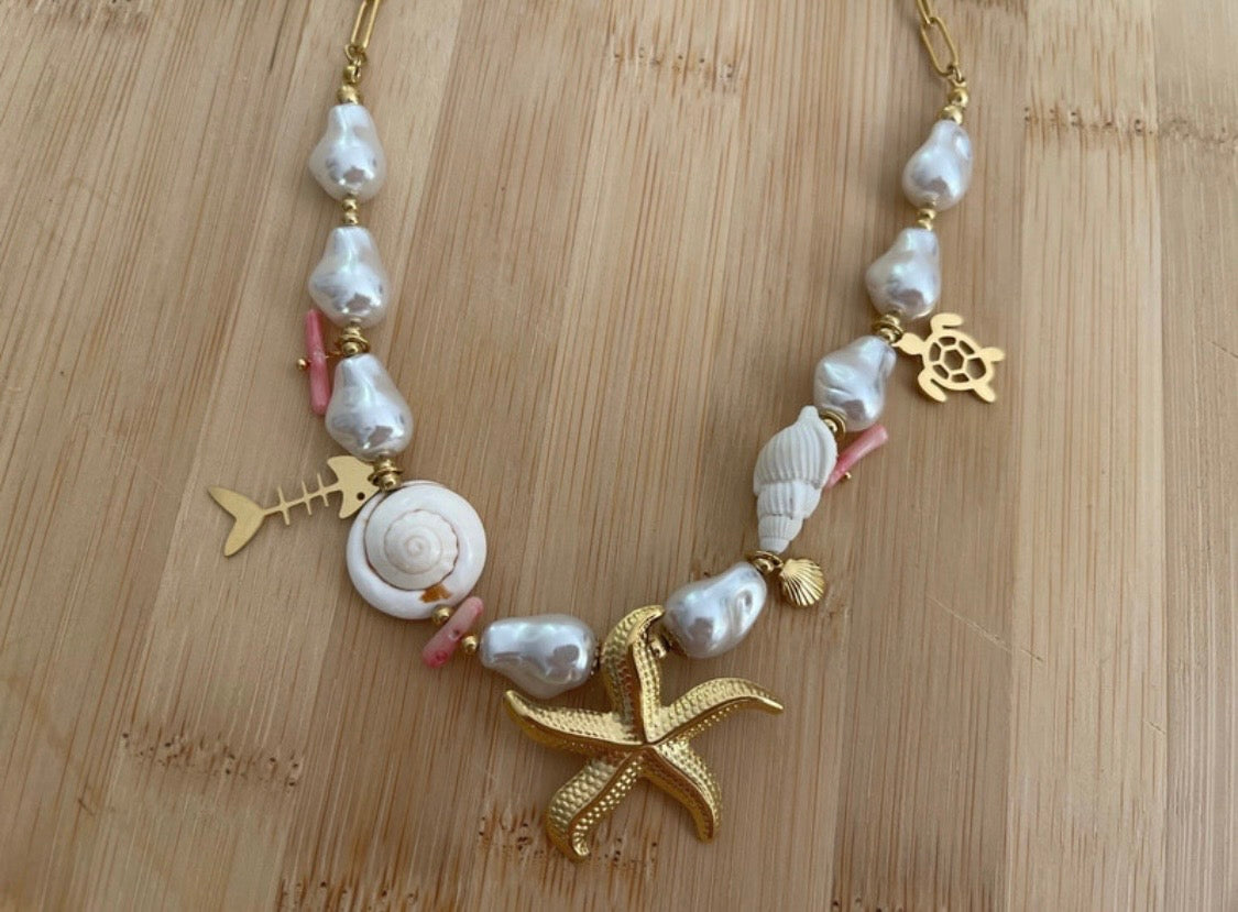 Collier🐡« Etoile des mers »