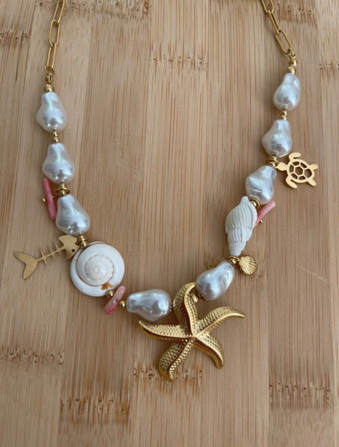 Collier🐡« Etoile des mers »