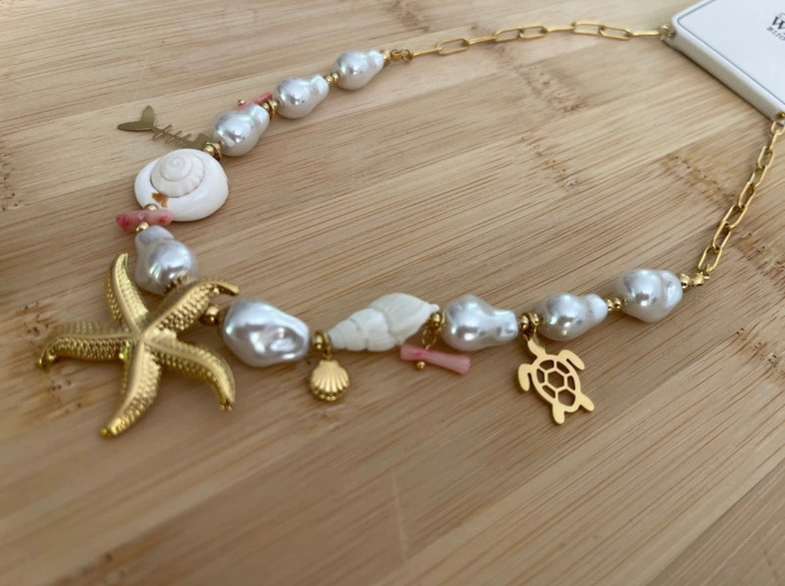 Collier🐡« Etoile des mers »